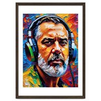 Man In Headphones Art