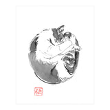 Round Cat (Print Only) thumbnail