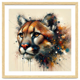 Watercolor Cougar Portrait thumbnail