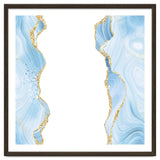 Blue & Gold Glitter Agate Texture 08 thumbnail