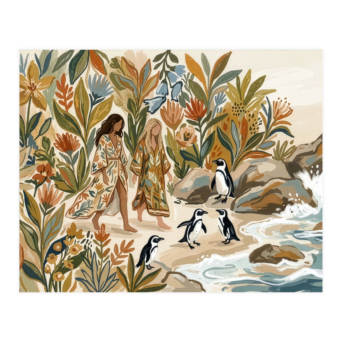 Bohemian Coastal Stroll (Print Only)