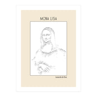 Mona Lisa – Leonardo Da Vinci Ascii Art (Print Only)