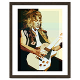 Randy Rhoads Metal Guitarist Retro Illustration thumbnail