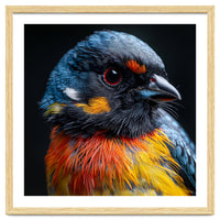 Close Up Of A Colorful Bird In The Wild