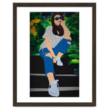 A Girl Sitting On A Step thumbnail