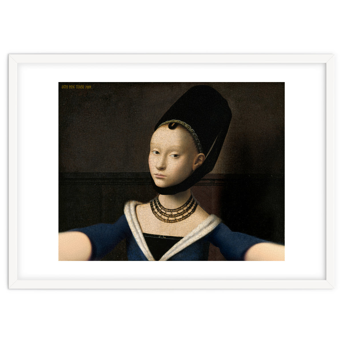 Petrus Christus  - Young Woman - Selfie