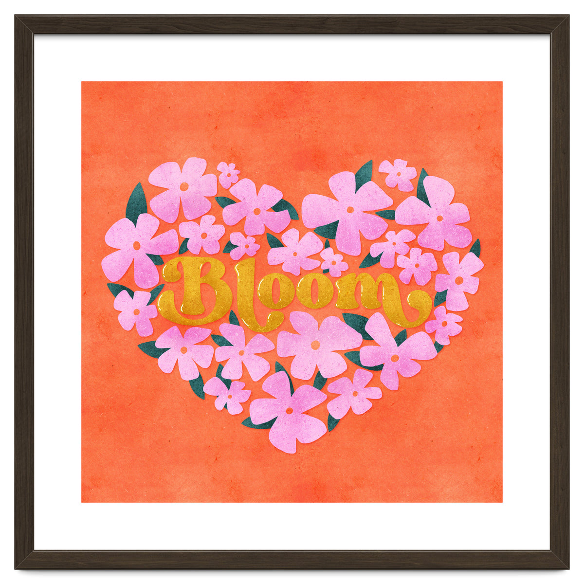 Bloom Floral Heart