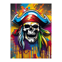 Pirate Logo, Graffiti (Print Only)