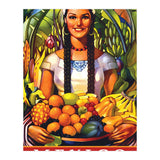 Mexico, Woman With Fruit Basket (Print Only) thumbnail