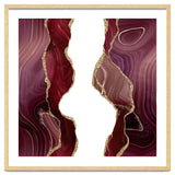 Burgundy & Gold Glitter Agate Texture 06 thumbnail