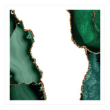 Emerald & Gold Agate Texture 15 (Print Only) thumbnail