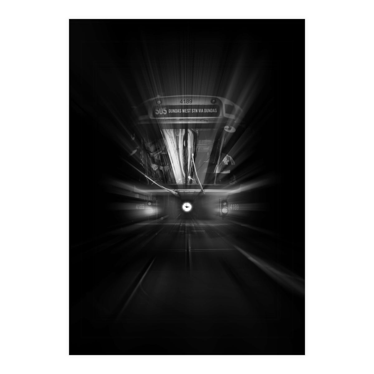 The 505 Dundas Streetcar Flow Version No 1 (Print Only)