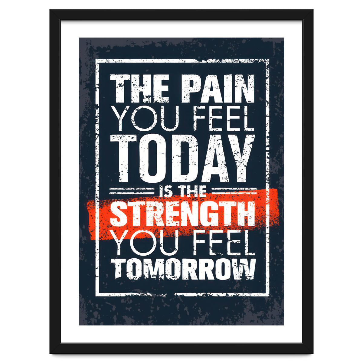 The pain you feeld today