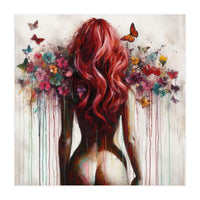 Scarlet Butterfly Back (Print Only)