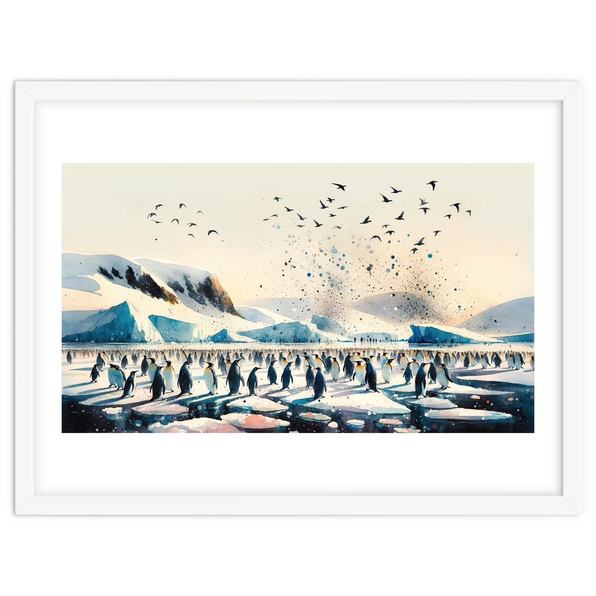 Antarctic Expanse Penguins Path
