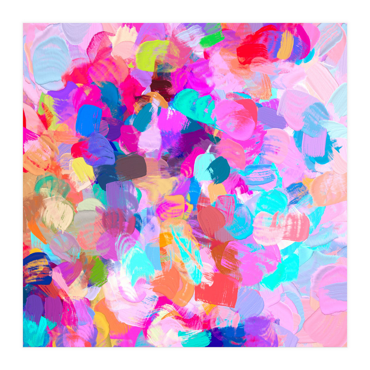 Candy Shop | Abstract Modern Bohemian Eclectic Colorful Painting | Pop of color Contemporary (Print Only)