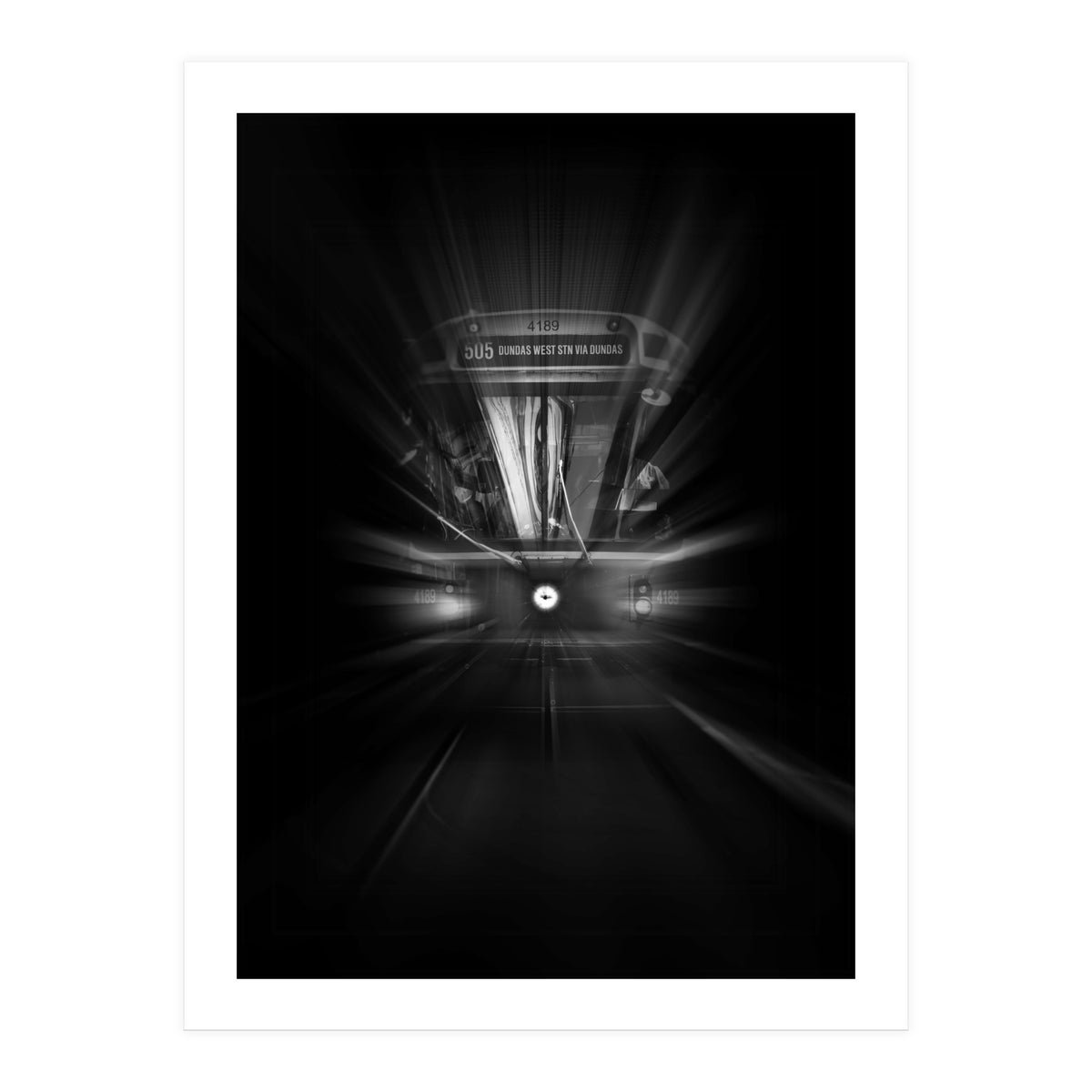 The 505 Dundas Streetcar Flow Version No 1 (Print Only)