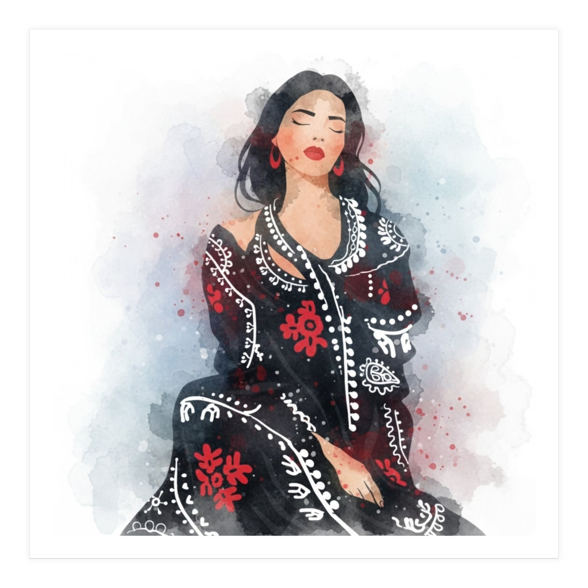 Boho Woman Kurdish (Print Only)