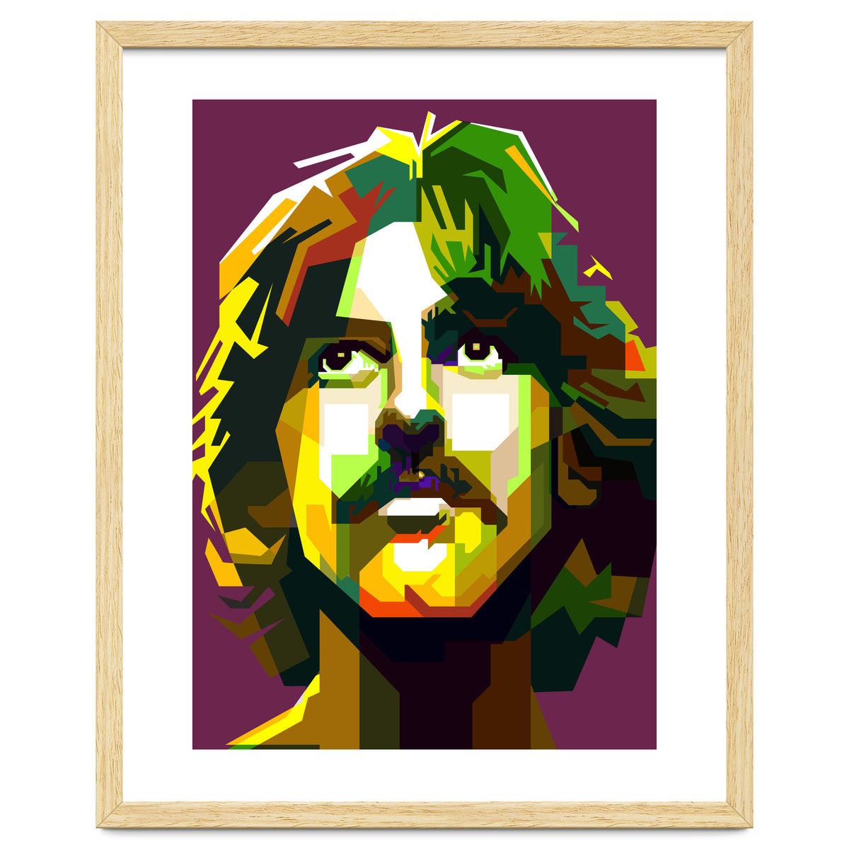 George Harrison The Beatles Pop Art WPAP