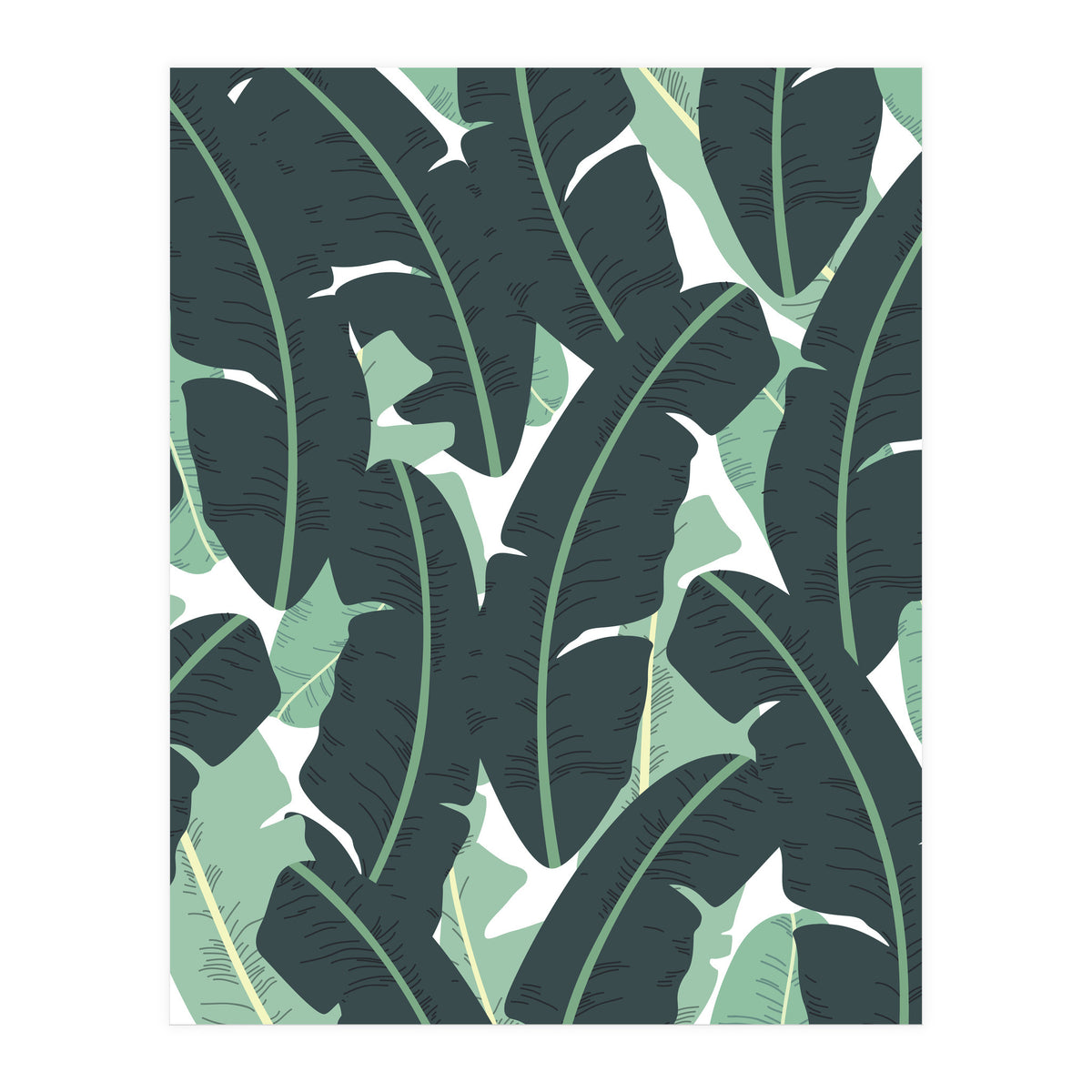 Banana Leaf Pattern (Print Only)