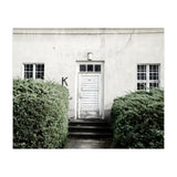 White door K between the green botanical gate (Print Only) thumbnail