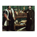 Germany school. The Ambassadors (with anamorphosis in the lower part of the painting). 1533. Oil ... (Print Only) thumbnail