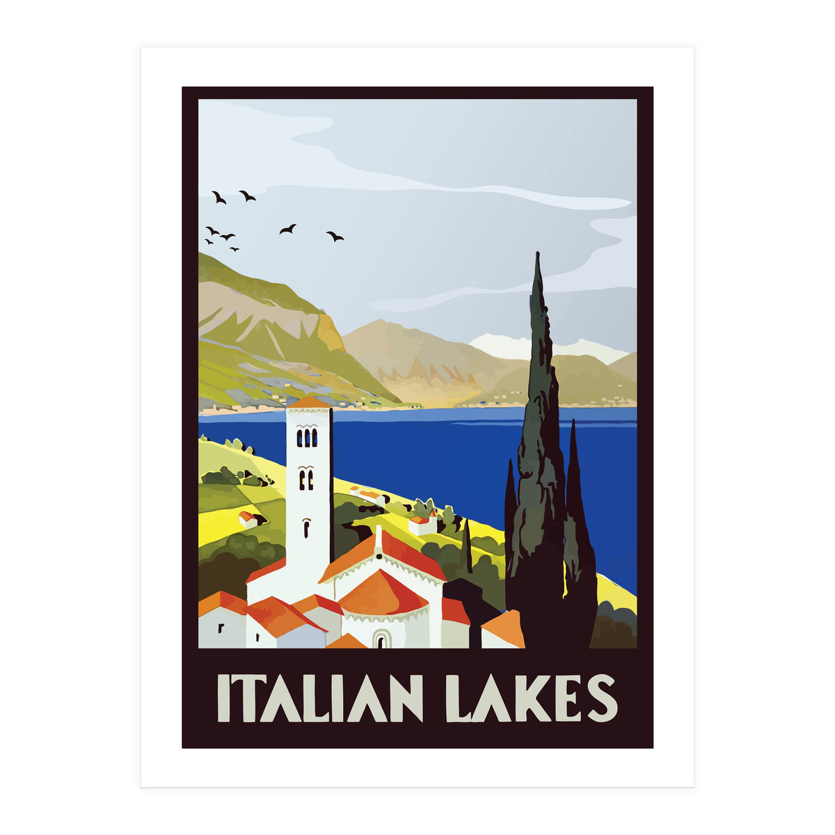 Italian Lakes (Print Only)