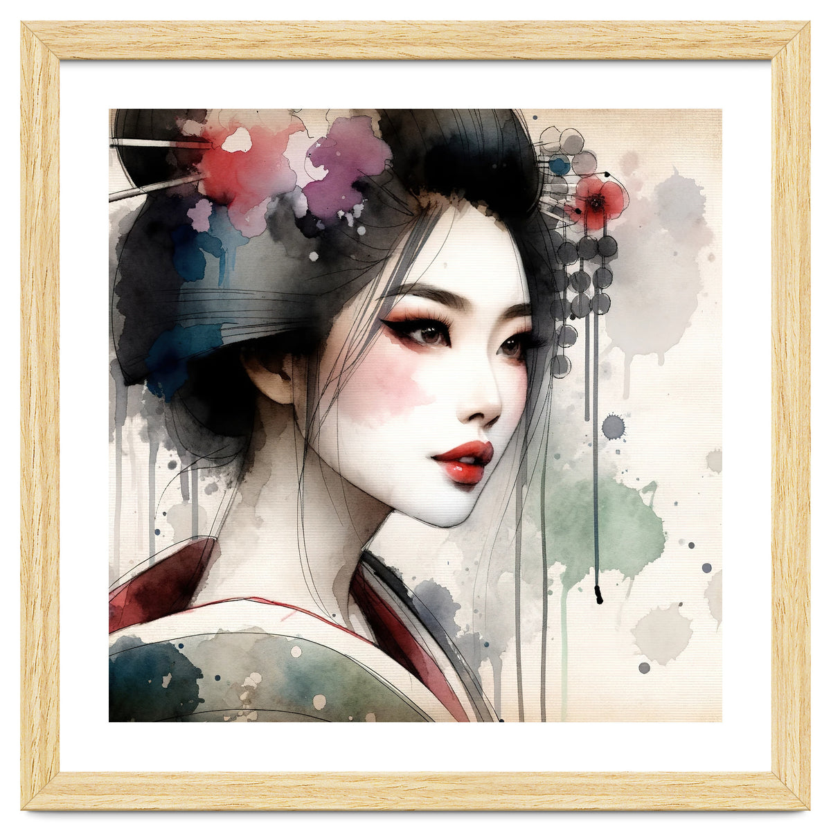 Soft Bloom Modern Geisha