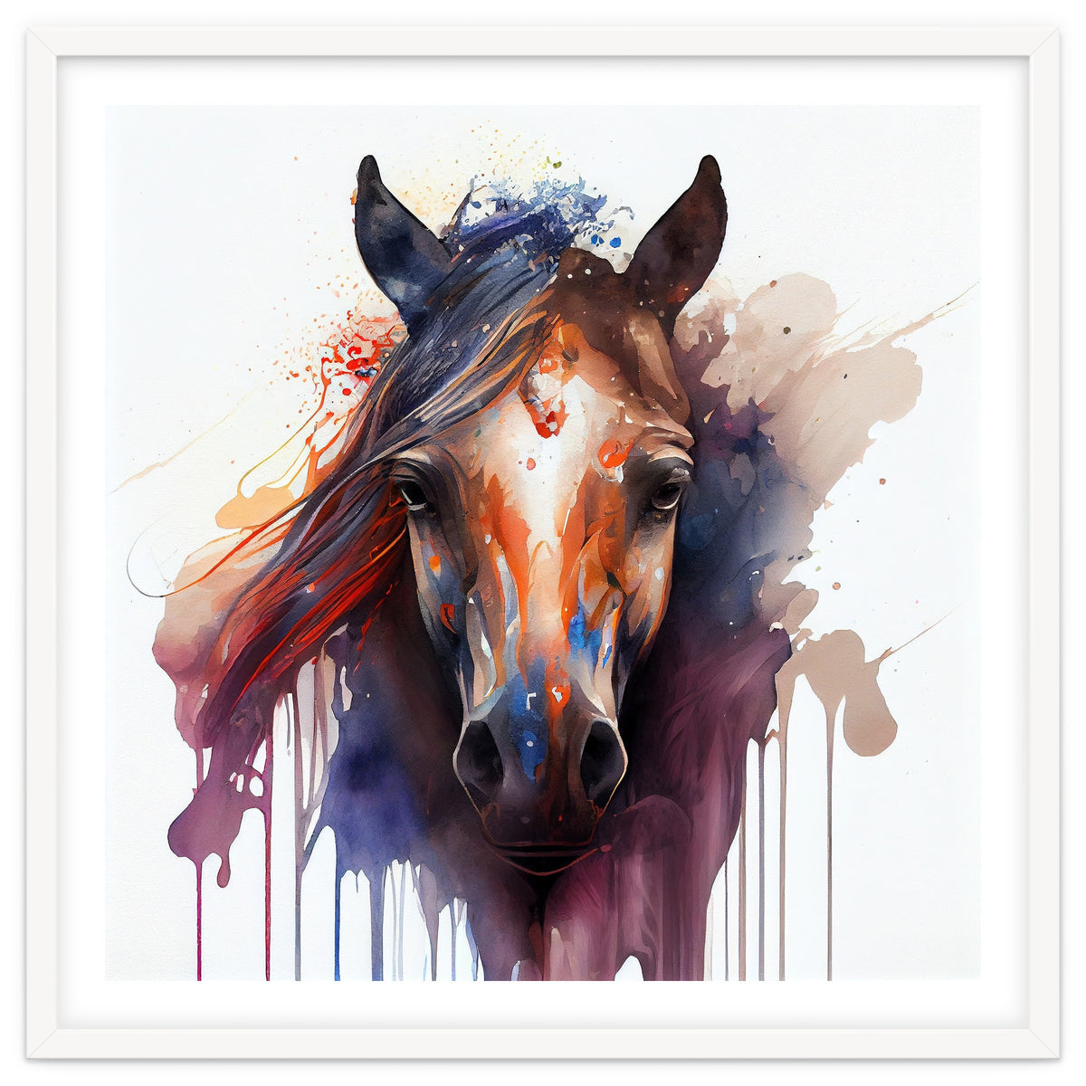 Watercolor Horse #1