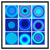 Circles & Rectangles Alt Blue 3 X 3: 3 thumbnail