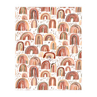 Cute Watercolor Rainbows Terracota (Print Only)