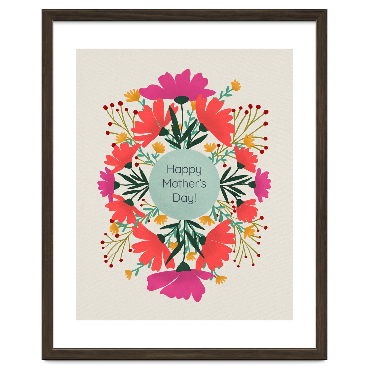 Happy mother's day floral design