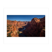 Canyon Majesty: River Through the Red Rocks (Print Only)
