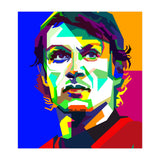 Paolo Maldini Italian Classic Football WPAP (Print Only) thumbnail