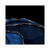 Navy & Rose Gold Agate Texture 05 (Print Only) thumbnail
