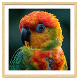 Sun Conure Parrot Close Up Eye thumbnail