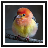 Beautiful Bird With Vibrant Orange And Yellow Plumage thumbnail