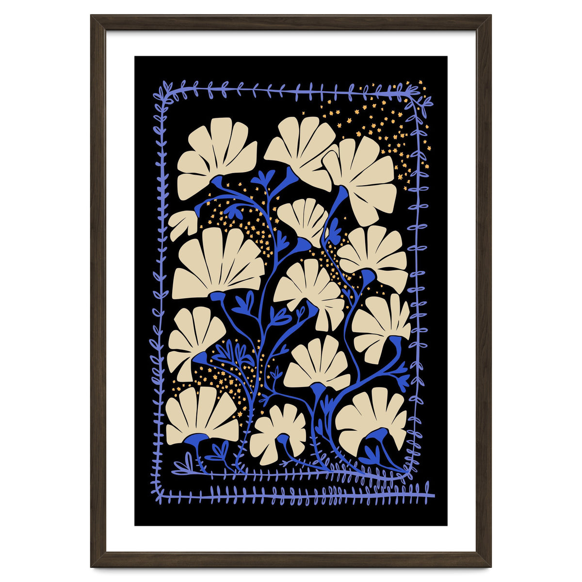 Klimts blooming  black