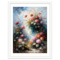 Ethereal Summer Garden Oil Painting