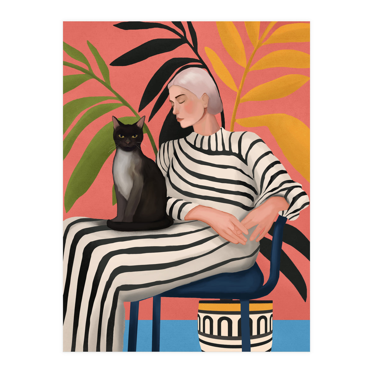 The Cat And The Calm (Print Only)