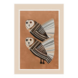 Striped Owl Pair (Print Only) thumbnail