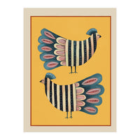 Striped Bird Pair II (Print Only)
