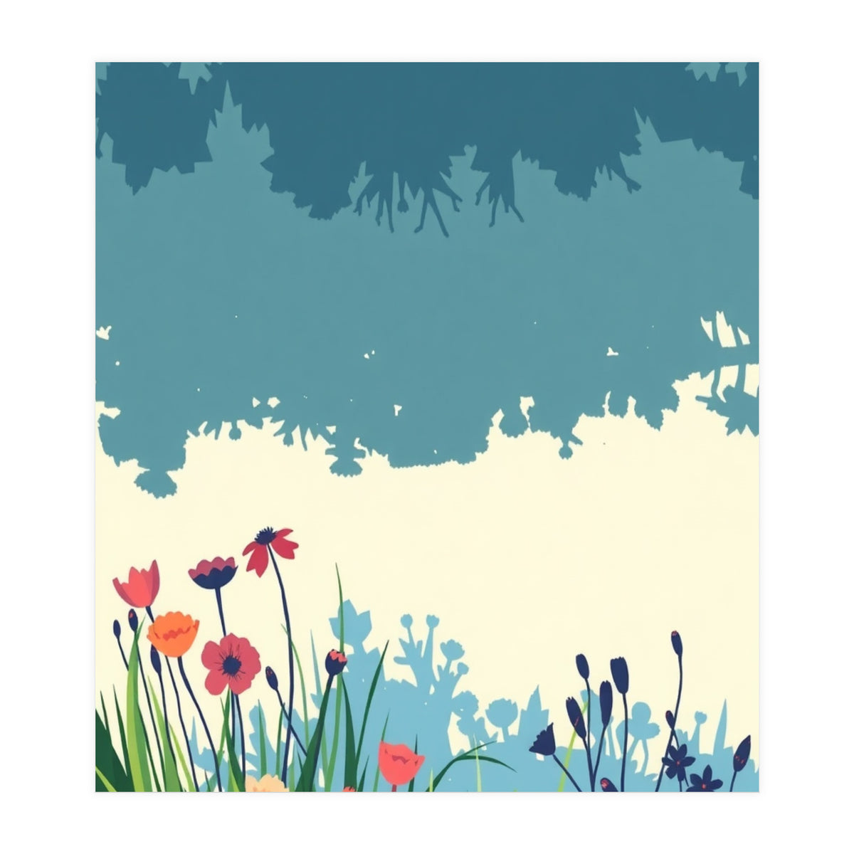 Lake Flower Nature (Print Only)