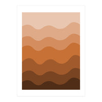 Brown gradient design  (Print Only)