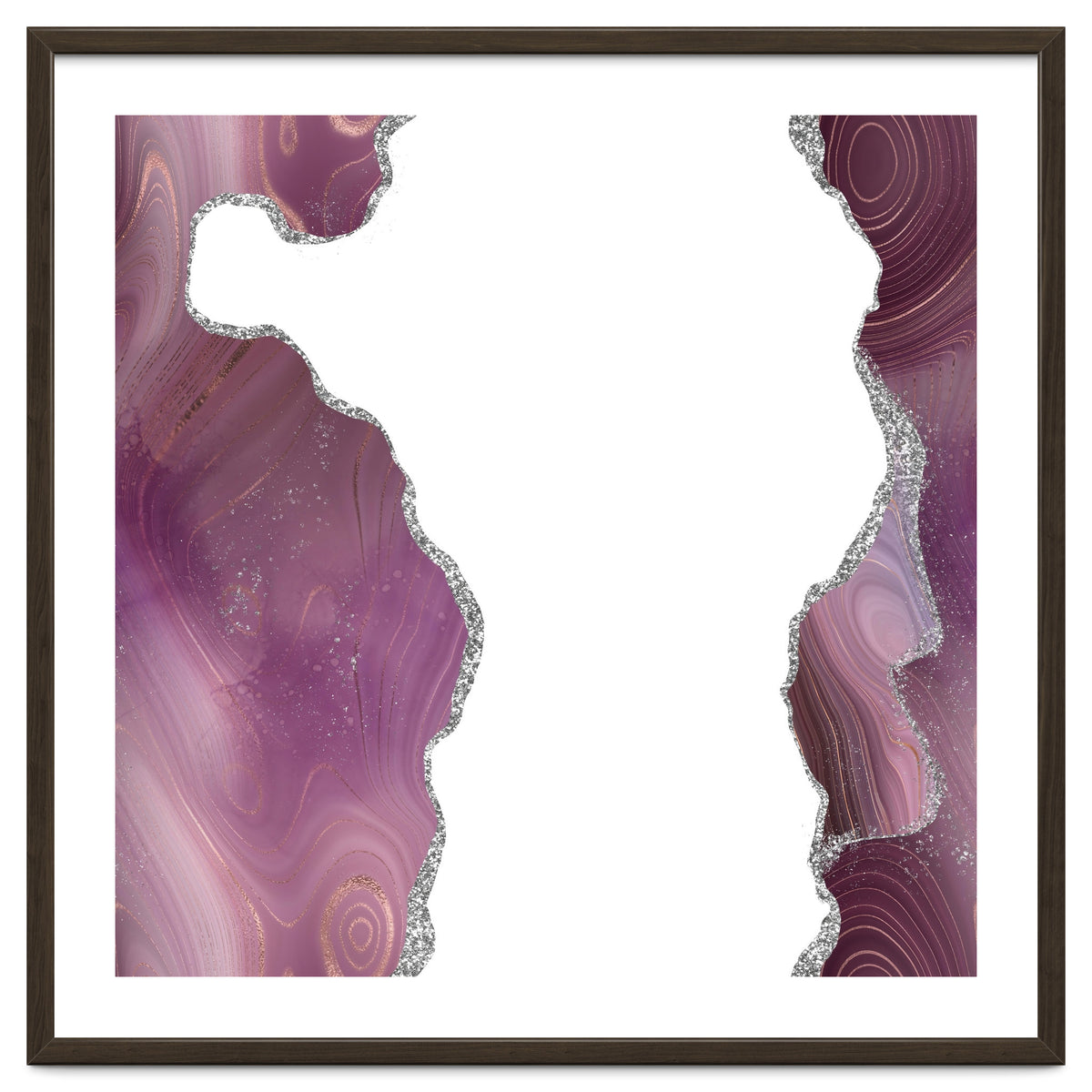 Mauve & Silver Agate Texture 06