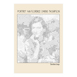 Portret Van Florence Owens Thompson (ascii Art) (Print Only) thumbnail