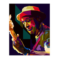 Marcus Miller Bass Jazz Musician Pop Art WPAP (Print Only)