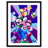 Mario Luigi Popart Cartoon Pop Art thumbnail