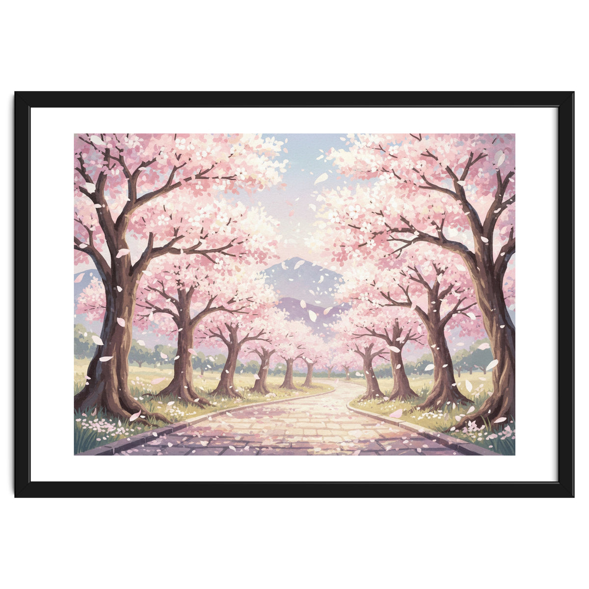 Sakura Path: Serene Cherry Blossom Avenue