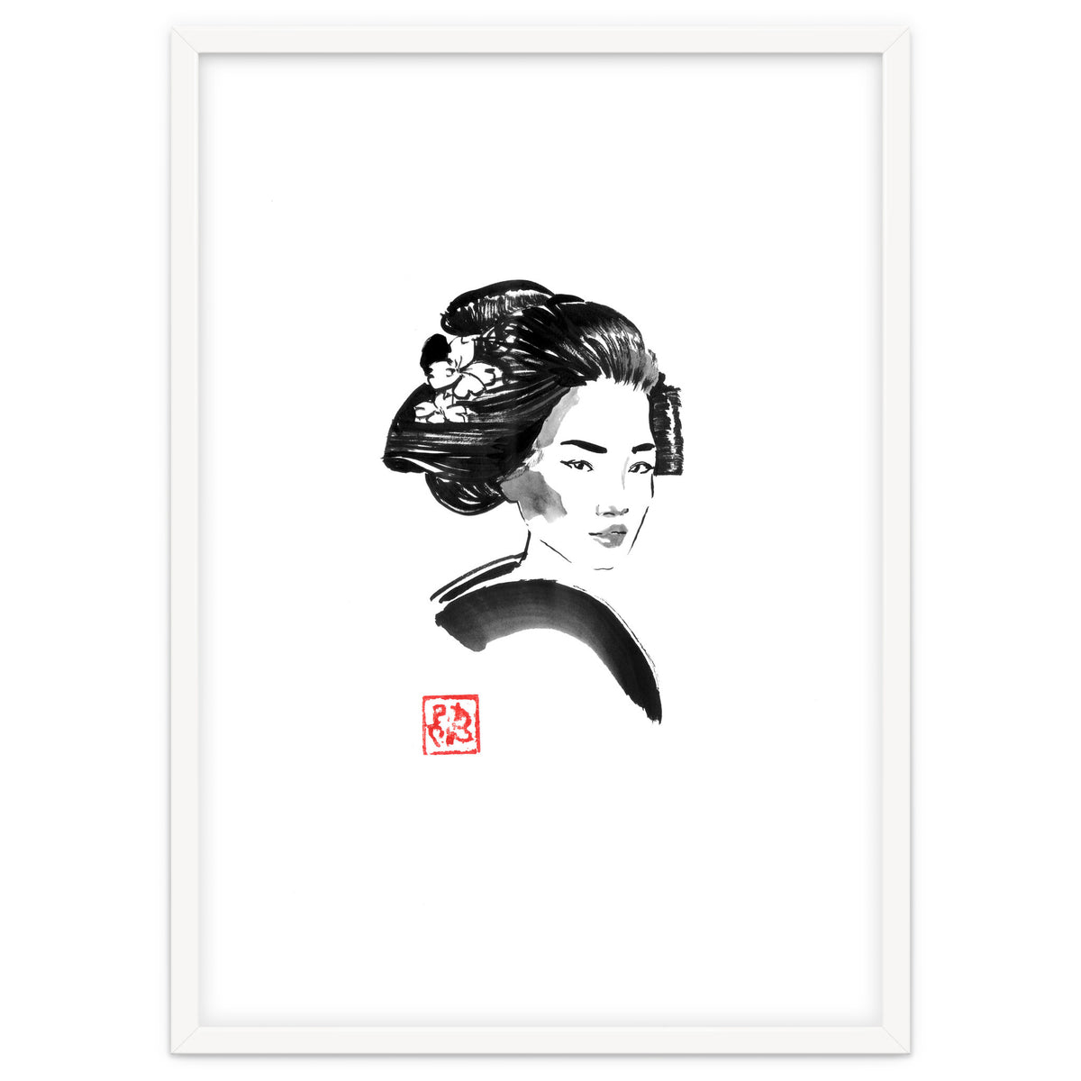 Geisha Hair Style